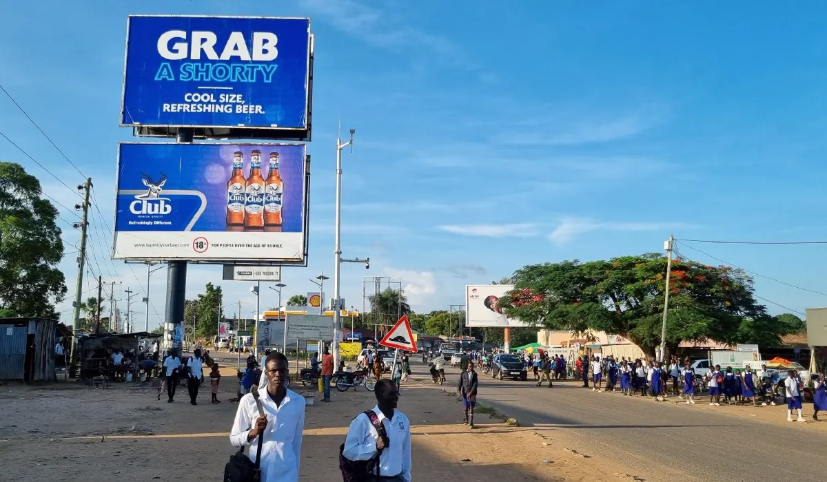 Arua Town next to Shell