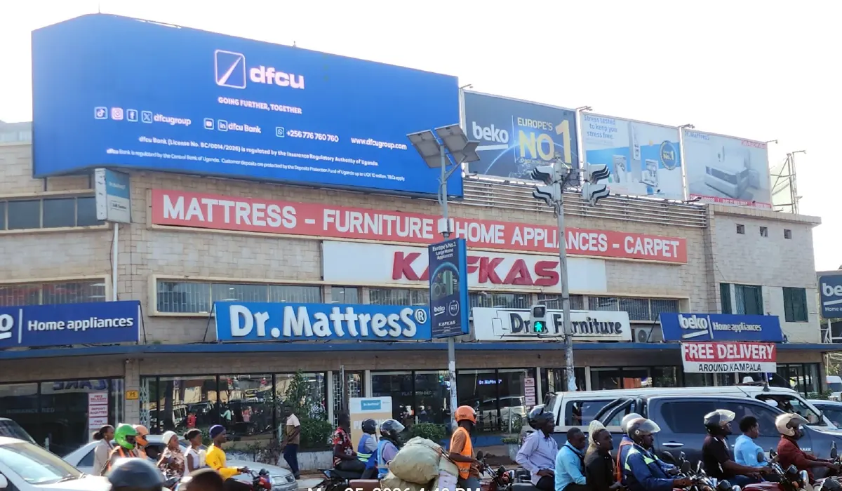 Located opposite Kitgum House at the Dr. Mattress building