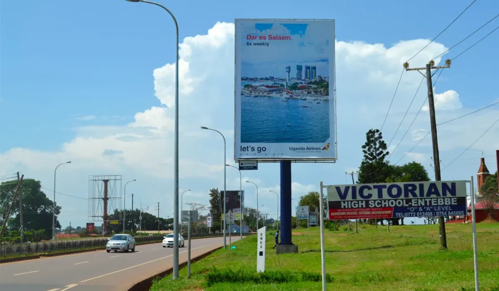 Entebbe town near Victoria Mall